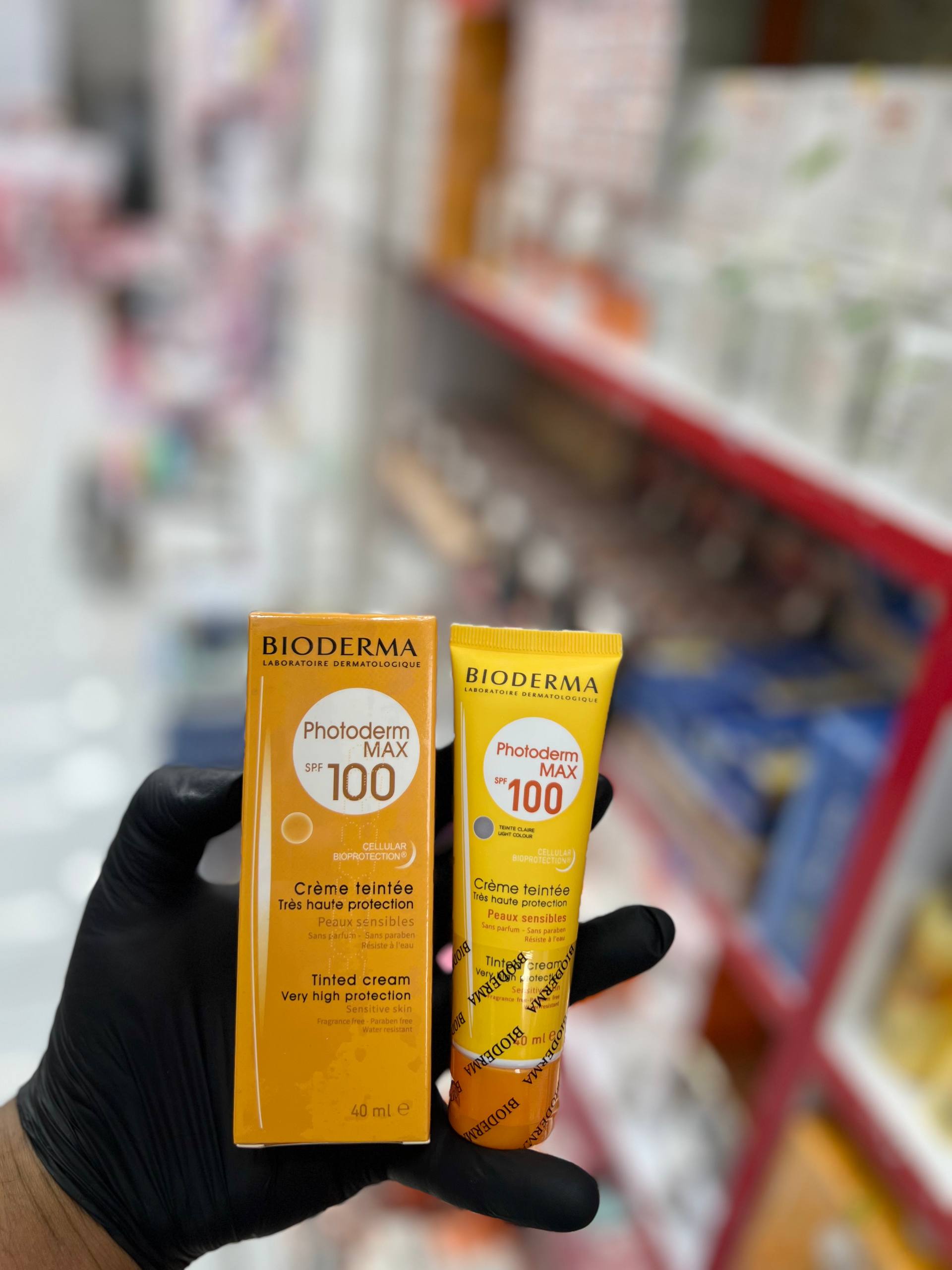 ضدآفتاب رنگی spf100